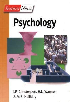 BIOS Instant Notes in Psychology - I.P. Christensen,Hugh Wagner,Sebastian Halliday - cover