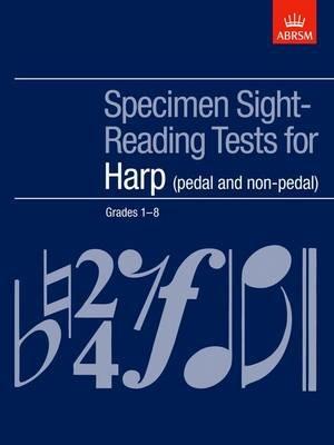 Specimen Sight-Reading Tests for Harp, Grades 1-8 (pedal and non-pedal) - cover