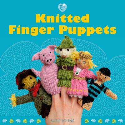 Knitted Finger Puppets - Susie Johns - cover