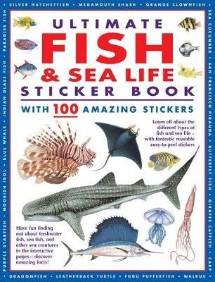 Ultimate Fish & Sea Life Sticker Book: with 100 amazing stickers - Armadillo Books - cover