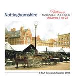 Nottinghamshire Phillimore Parish Records (marriages): Nottinghamshire Phillimore Parish Records Volume 1 to 22 on One CD