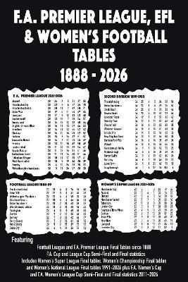 F.A. Premier League, EFL & Women's Football Tables 1888-2026 - cover