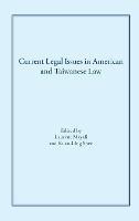Current Legal Issues in American and Taiwanese Law: Comparative Perspectives - cover