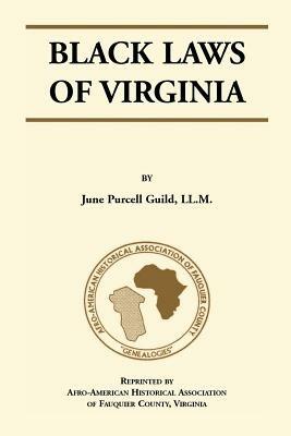 Black Laws of Virginia - June Purcell Guild - cover