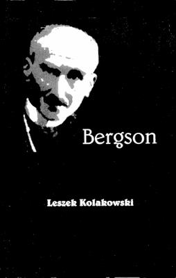 Bergson - Leszek Kolakowski - cover
