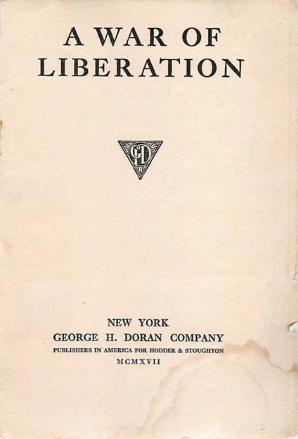 A War of Liberation