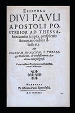 The Second Letter of Saint Paul the Apostle to the Thessalonians: Illuminated with Clear Annotations.