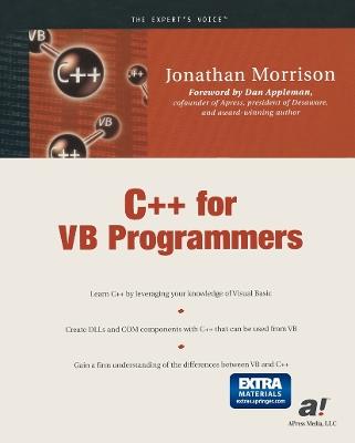 C++ for VB Programmers - Jonathan Morrison - cover