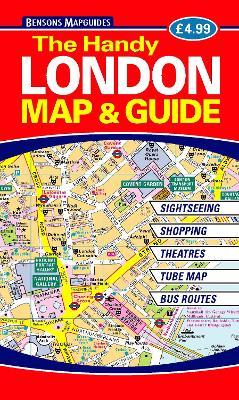 The Handy London Map & Guide - Bensons MapGuides - cover