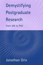 Demystifying Postgraduate Research
