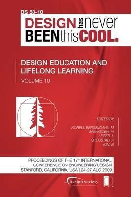 Proceedings of ICED'09, Volume 10, Design Education and Lifelong Learning - cover