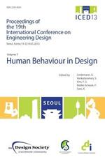Proceedings of ICED13 Volume 7: Human Behaviour in Design