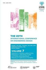 Proceedings of the 20th International Conference on Engineering Design (ICED 15) Volume 7: Product Modularisation, Product Architecture, Systems Engineering, Product Service Systems