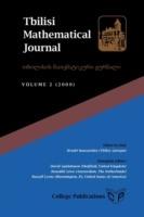 Tbilisi Mathematical Journal Volume 2 (2009) - cover