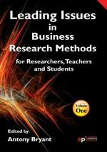 Leading Issues in Business Research Methods