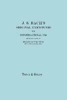 J.S. Bach's Original Hymn-Tunes for Congregational Use. (Facsimile 1922). - Charles Sanford Terry,Johann Sebastian Bach - cover