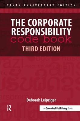 The Corporate Responsibility Code Book - Deborah Leipziger - cover
