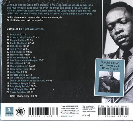 The Rough Guide to Blues Legends - CD Audio di John Lee Hooker - 2
