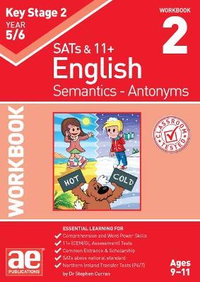 KS2 Semantics Year 5/6 Workbook 2 - Antonyms - Dr Stephen C Curran,Warren Vokes - cover