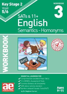 KS2 Semantics Year 5/6 Workbook 3 - Homonyms - Dr Stephen C Curran,Warren Vokes - cover