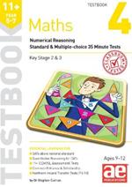 11+ Maths Year 5-7 Testbook 4: Numerical Reasoning Standard & Multiple-Choice 35 Minute Tests