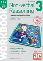 11+ Non-verbal Reasoning Year 5-7 Workbook 3: Three-dimensional Rotation