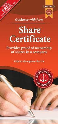 Share Certificate - cover