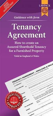 Furnished Tenancy Agreement Form Pack: How to Create a Tenancy Agreement for a Furnished House or Flat in England or Wales - cover