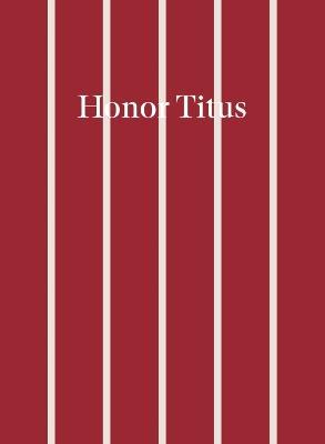 Honor Titus - Honor Titus,Henry Taylor,Durga Chew-Bose - cover