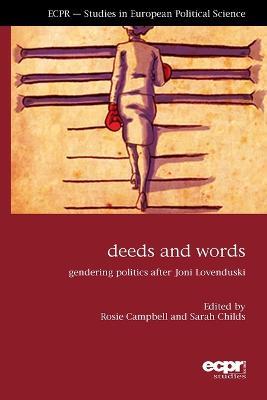 Deeds and Words: Gendering Politics after Joni Lovenduski - cover