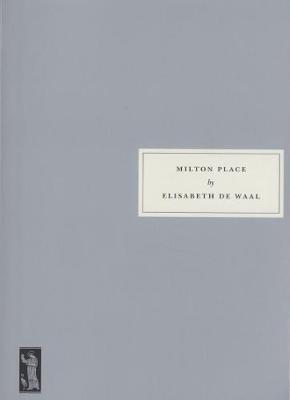 Milton Place - Elisabeth De Waal - cover