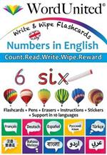 Numbers in English: Write & Wipe Flashcards