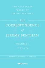 The Correspondence of Jeremy Bentham, Volume 1: 1752 to 1776