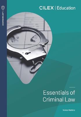 Essentials of Criminal Law - Teresa Watkins - cover