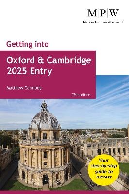 Getting into Oxford and Cambridge 2025 Entry - Mat Carmody - cover