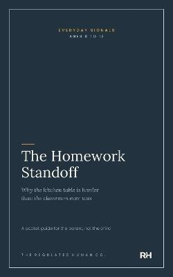 The Homework Standoff: Why the kitchen table is harder than the classroom ever was - The Regulated Human Co. - cover