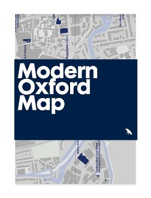 Modern Oxford Map: Guide to Modern Architecture in Oxford - Robin Wilson - cover