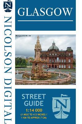 Nicolson Street Map Glasgow (Card Cover) - cover