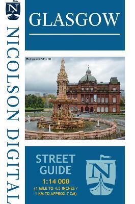 Nicolson Street Map Glasgow (Card Cover) - cover