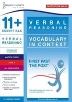 11+ Essentials Verbal Reasoning: Vocabulary in Context Level 1