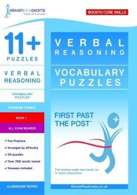 11+ Puzzles Vocabulary Puzzles Book 1 - cover