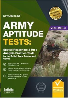 Army Aptitude Tests:: Spatial Reasoning & Rule Analysis for the British Army Assessment Centre - How2Become - cover