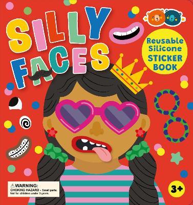 Silicone Sticker Book - Silly Faces - cover