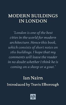 Modern Buildings in London - Ian Nairn - cover