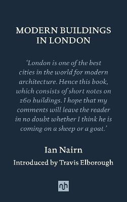 Modern Buildings in London - Ian Nairn - cover
