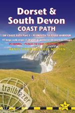 Dorset and South Devon Coast Path - guide and maps to 48 towns and villages with large-scale walking maps (1:20 000): Plymouth to Poole Harbour - Planning, places to stay and places to eat