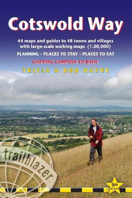 Cotswold Way Trailblazer Walking Guide 5e: 44 maps and guides to 48 towns and villages with large-scale walking maps (1:20,000), Chipping Campden to Bath - cover