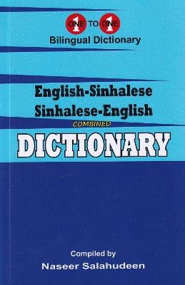 English-Sinhalese & Sinhalese-English One-to-One Dictionary: Script & Roman (Exam Dictionary) - Naseer Salahudeen - cover
