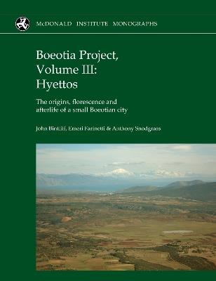 Boeotia Project, Volume III: Hyettos: The origins, florescence and afterlife of a small Boeotian city - cover