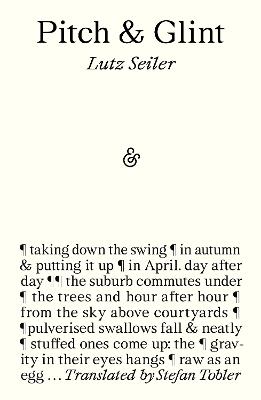 Pitch & Glint - Lutz Seiler - cover